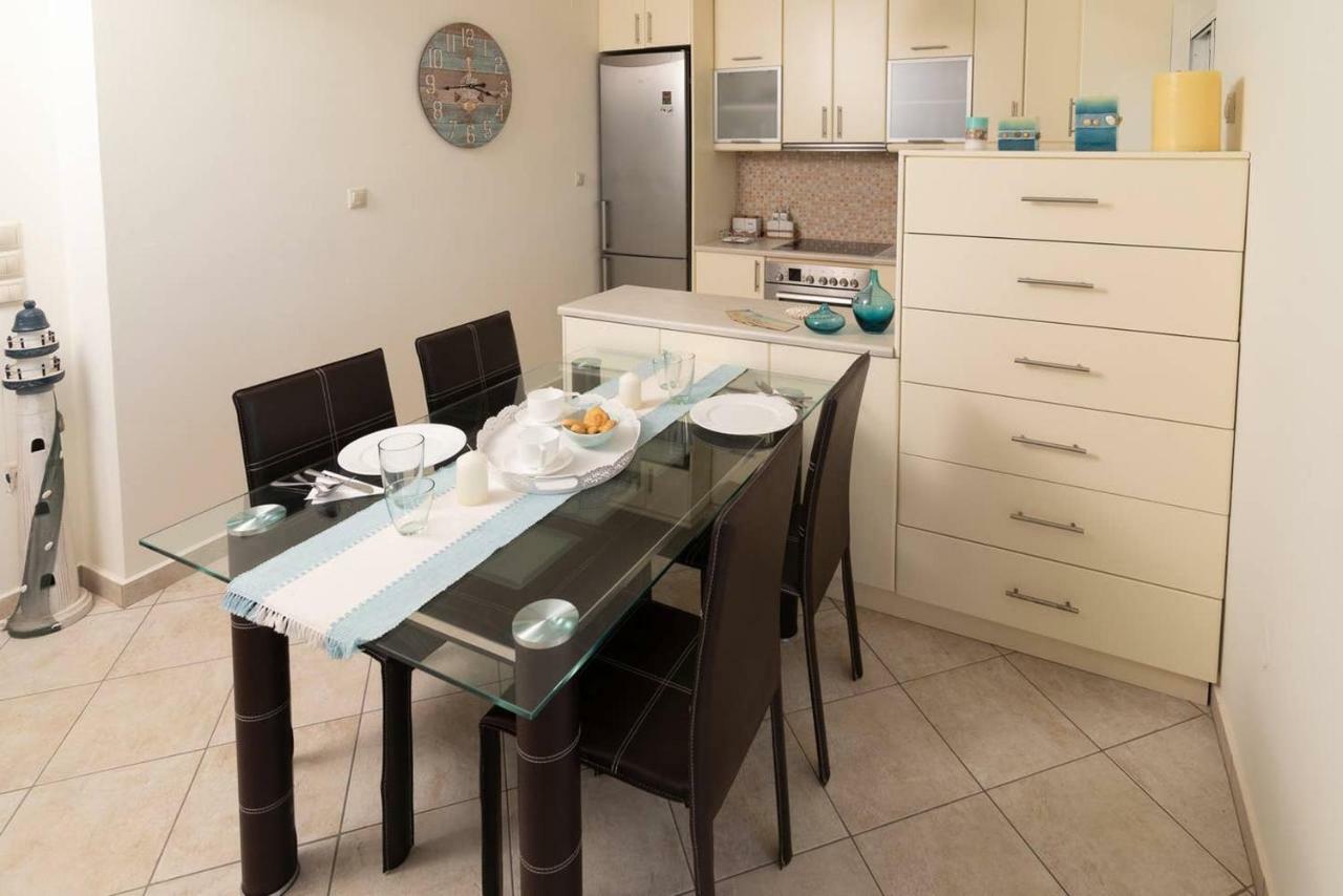 Seaview Flat Steps To The Beach Karavostasi  ภายนอก รูปภาพ