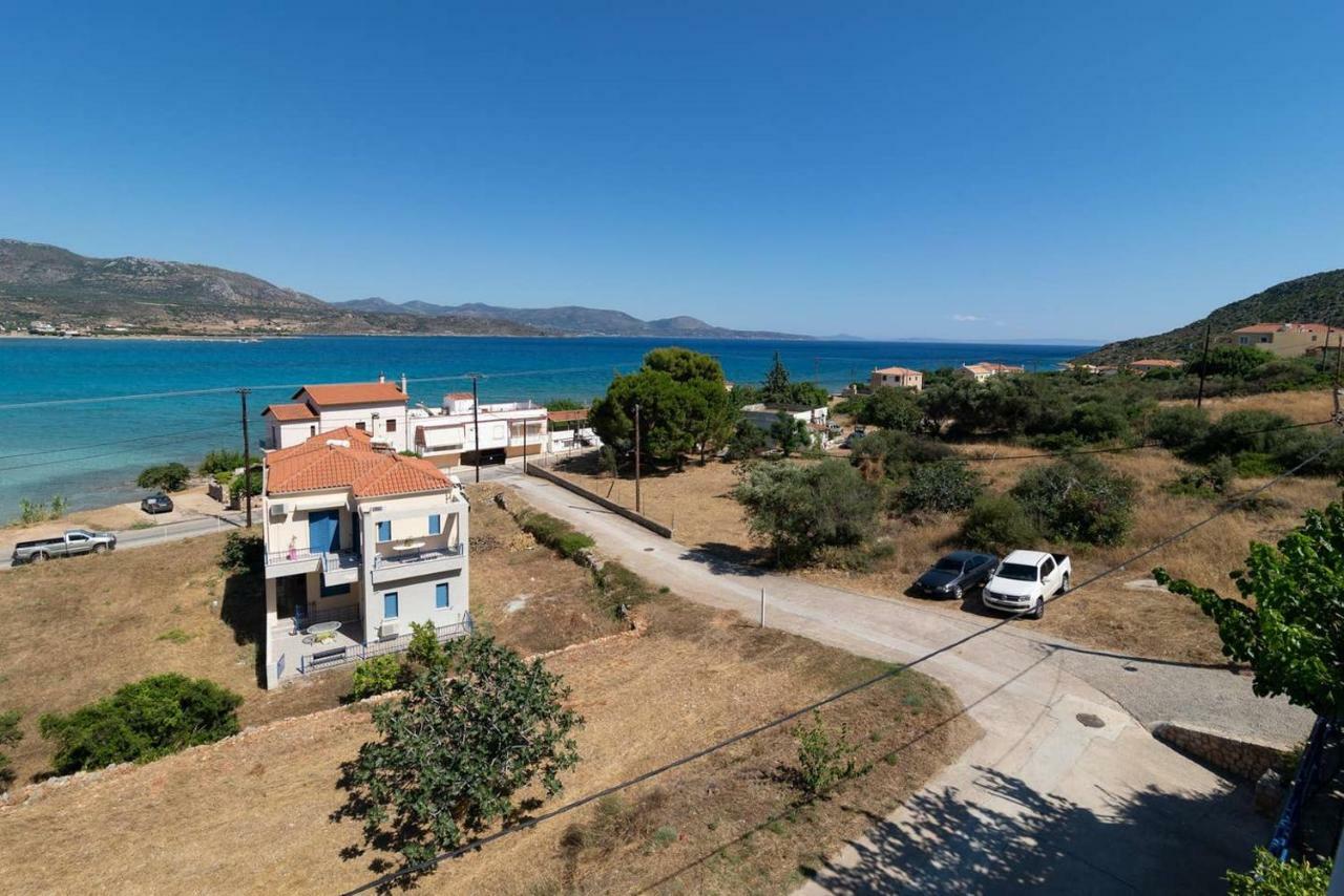 Seaview Flat Steps To The Beach Karavostasi  ภายนอก รูปภาพ
